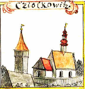 Cziolkowitz - Kościół, widok ogólny